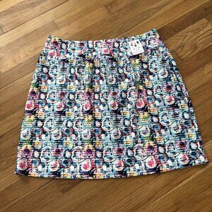 B Skinz Women's Blue Bayou Golf Tennis Pull on Knit Skort Sizes XXL